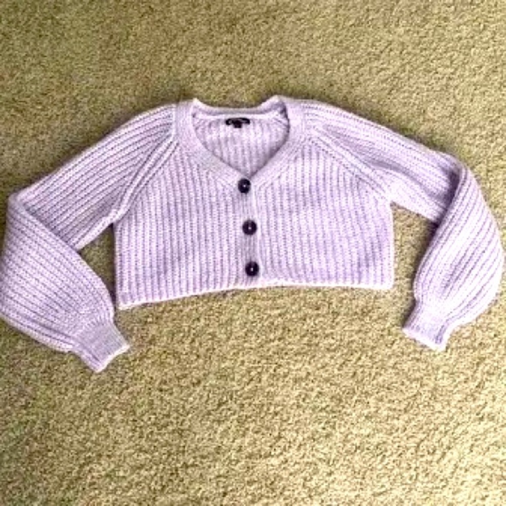 Cropped purple sweater target cute